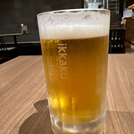 一鶴 - サッポロ生ビール  ¥553