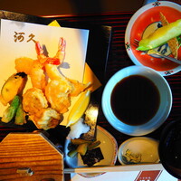 河久 - てんぷら定食 (15時迄)1,650円