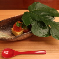 日本料理 幸庵 - 先付　梶の葉があって