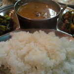 ネパール居酒屋　味家 - マトンカレーセット 850円