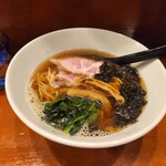 麺屋CHIKUWA - 二種の煮干し淡麗そば850円