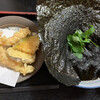 よしなや - 料理写真:焼き海苔うどん　天ぷら付