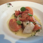 シュヴァル・ドゥ・ヒョータン - 水蛸とフルーツトマトのマリネ