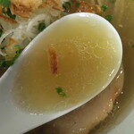 創作麺工房 鳴龍 - 塩拉麺/スープ