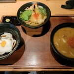 麺匠の心つくし つるとんたん - つるとん三宝　1580円