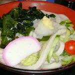 いづみや - 冷やしわかめうどん 620円 ねぎ抜き