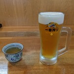 直久 - 生ビールで一息♪