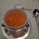 筑紫樓 - ふかひれ蟹卵入りスープ