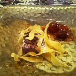 クリマ ディ トスカーナ - ドルチェ　紫芋　カタラーナ　紅あずま　フリット　巨峰　赤ワイン煮