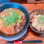 tenshoura-men - 天翔ラーメン＋プチチャーマヨ丼