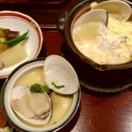 桑名 丁子屋 - 焼きはまぐり以外の「昼はま膳」。アップ。