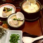 桑名 丁子屋 - 焼きはまぐり以外の「昼はま膳」。