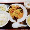 Kounan Shun - Bランチ　豚肉、「キクラケ」と玉子炒め　780円