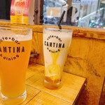Kyanthina - ビール　& マンゴーラッシー