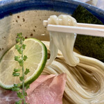 ヨコクラストアハウス - 昆布水つけめん醤油(並) 1,000円