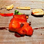 リストランテ フォレスタ・ヴェルデ - 道産豚スペアリブのアニス香るロースト　茄子のグラタン添え