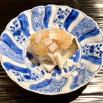 富小路 やま岸 - カマスの焼き霜 梅おろし①