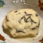 富小路 やま岸 - 鱧・銀杏・木耳のひろうす②