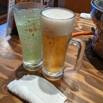 焼肉壱番 太平楽 - ビール、ジュース