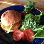 オレンジ カウンティ Cafe - ベジタブルバーガーなう♪