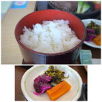 Sushi Kappou Sushikou - ◆ご飯は普通に美味しくお代わり可能ですけれど、最初から大盛り程度ありました。(^◇^;) ◆香の物