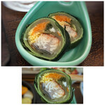 Sushi Kappou Sushikou - ◆海老と胡瓜のおきうと巻 酢味噌はついていなかったのですけれど、そのまま頂いても美味しい。 普段は「おきうと」苦手なのですが、これなら頂けます。