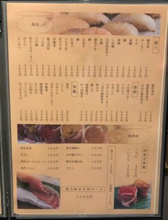 h Sushitoshabushabunambaeito - 肉寿司&お寿司食べ放題メニュー