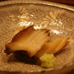 鮨 しみづ - 煮鮑アップ