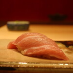 鮨 しみづ - 40日間熟成大間産本鮪大トロ