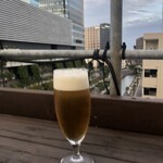 Piccole lampare & rooftop Sky Bar - アサヒスーパードライ（５８０円）