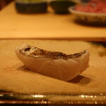 鮨 しみづ - 玄界灘産太刀魚炙り