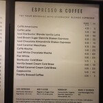 Starbucks - メニュー看板