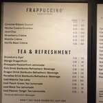 Starbucks - メニュー看板