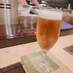 すし割烹 翁鮨 - ビール
