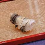 すし割烹 翁鮨 - こはだの小さい魚(新子)