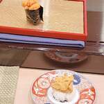 すし割烹 翁鮨 - うに食べ比べ