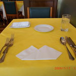 リストランテ ラ チャウ - 自分が座った席