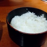 火焔山餃子房 - 並盛りライス（180円）