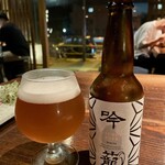 板蕎麦 山灯香 - 新潟胎内高原ビール ホワイト