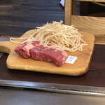 磐梯 - 上ランチ定食のお肉です