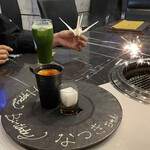 焼肉 拍手喝采 - サプライズプレート