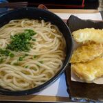 糸島うどん TOYOMARU - 鶏天うどんの麺増量