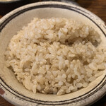 味噌めしや まるたま - 玄米(少なめ)