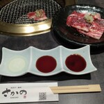 米沢牛・焼肉 さかの - 通常の肉の盛りも多めと思う