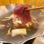 東京肉しゃぶ家 - レアな感じ♪