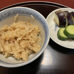 虎屋 壺中庵 - 松茸ごはん。