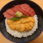 Unimurakami - 二色丼(うにと生マグロ) 5555円
