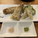 京のおばんざい えんや - 煮あなごの天ぷら
