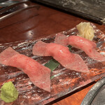 よろにく - A5和牛のとろける握り