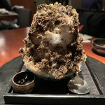 よろにく - かき氷（ほうじ茶）